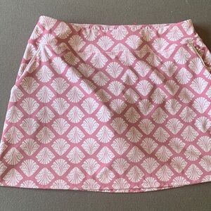 Sigrid Olsen Pink Patterned Sports Skort
